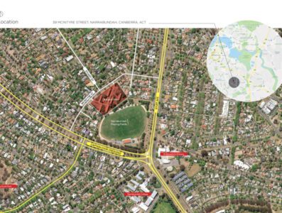 Redevelopment of former Gowrie Court site in McIntyre Street, Narrabundah