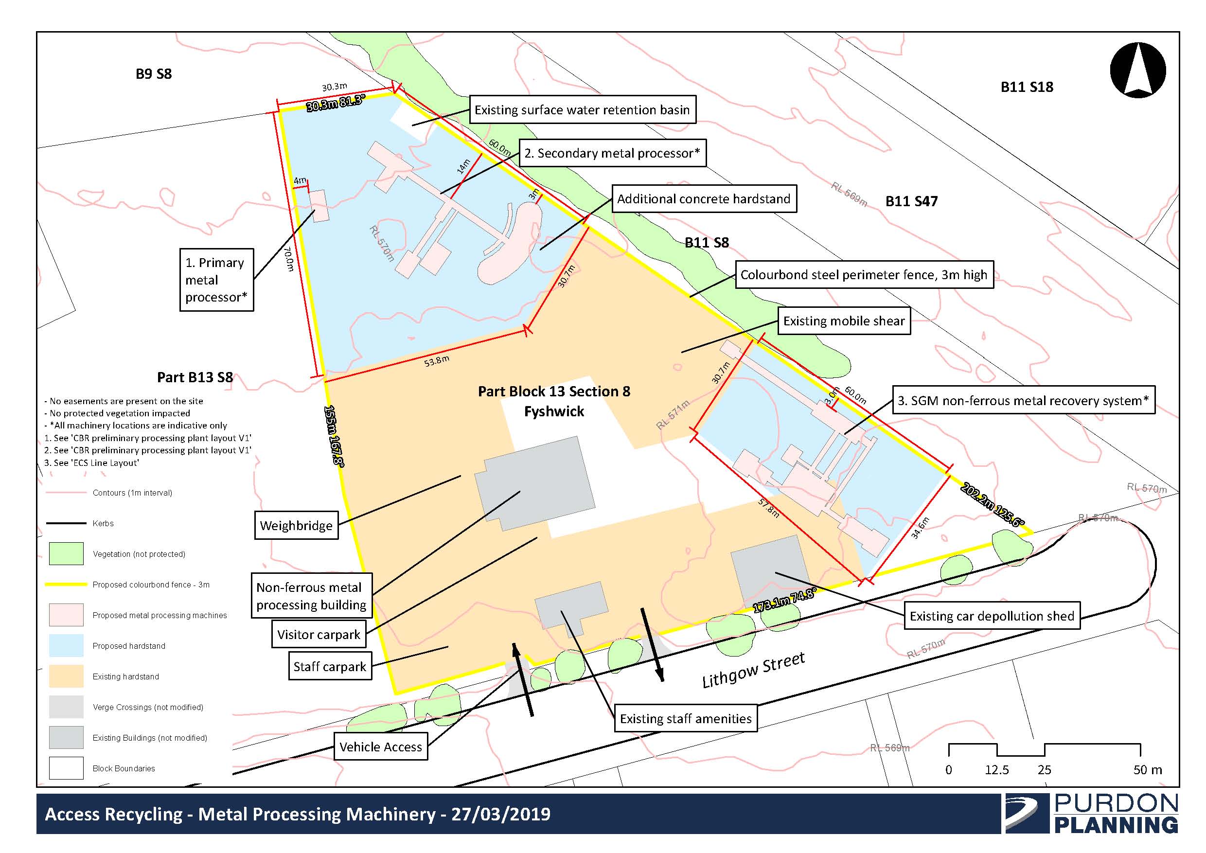 Proposed expansion of Fyshwick metal recycling facility