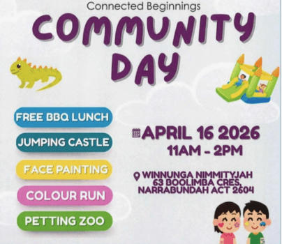Events on behalf of Winnunga Nimmitijah
